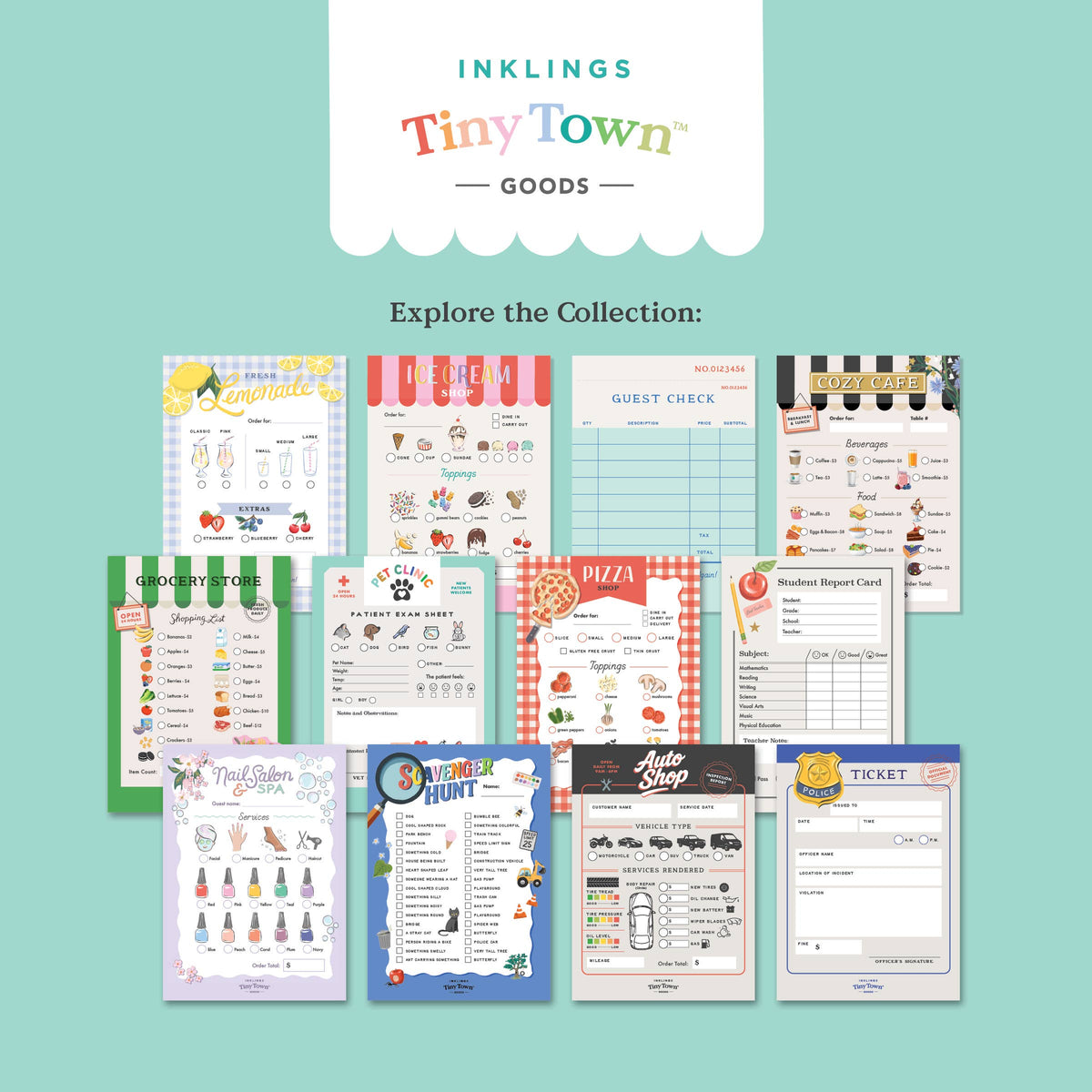 Inklings Tiny Town™ Play Notepad - Scavenger Hunt