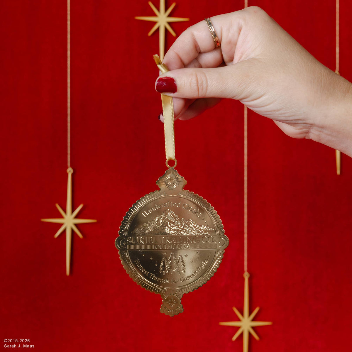 Sarah J. Maas Suriel Metal Ornament