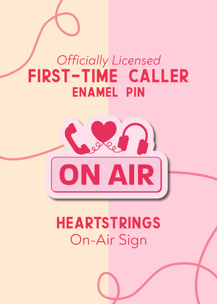 First-Time Caller On-Air Enamel Pin