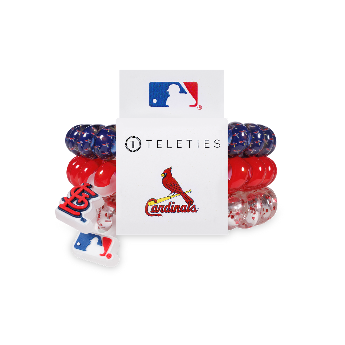 Spiral Hair Coils | Large | St. Louis Cardinals Hair Ties