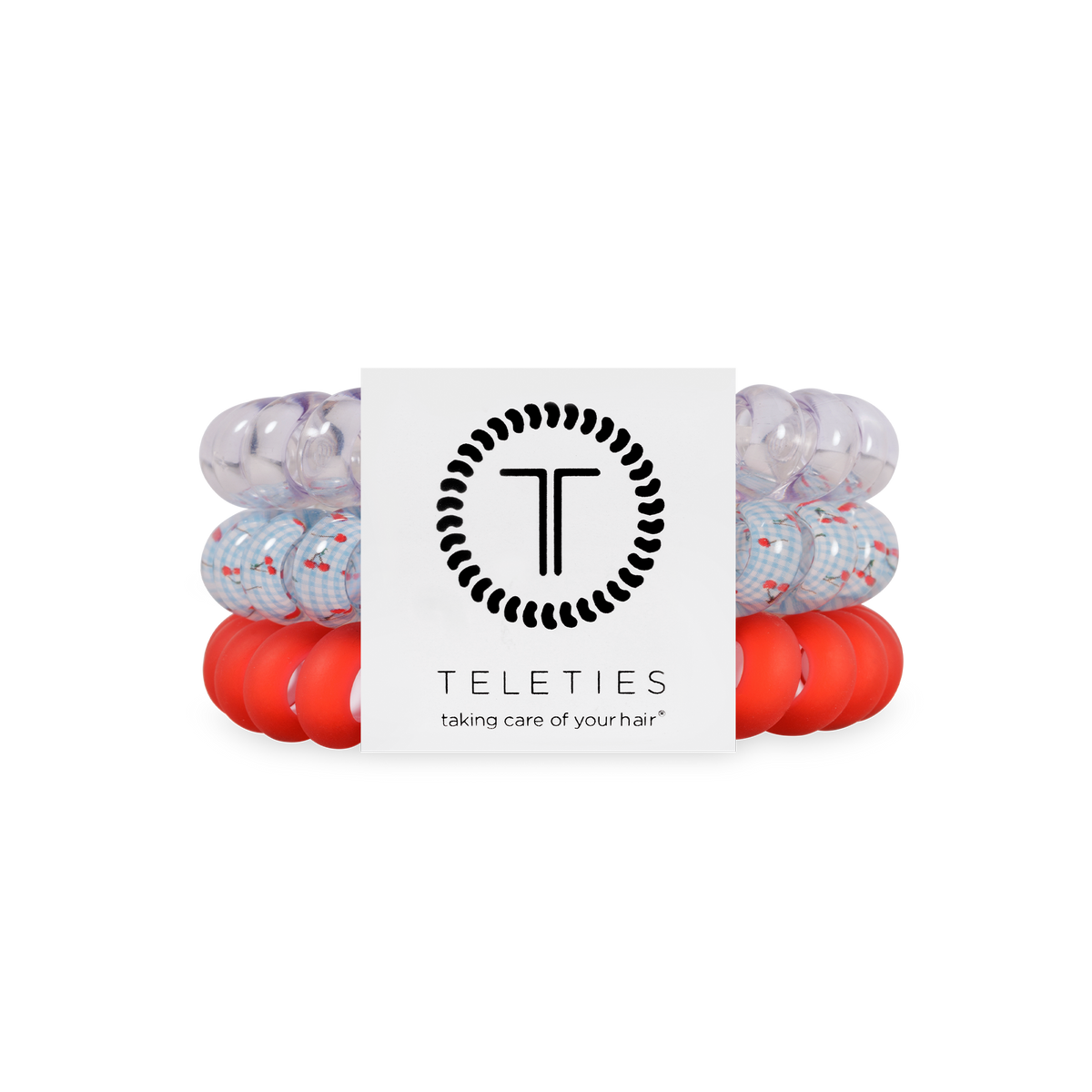 Basket of Cherries Large Hair Ties