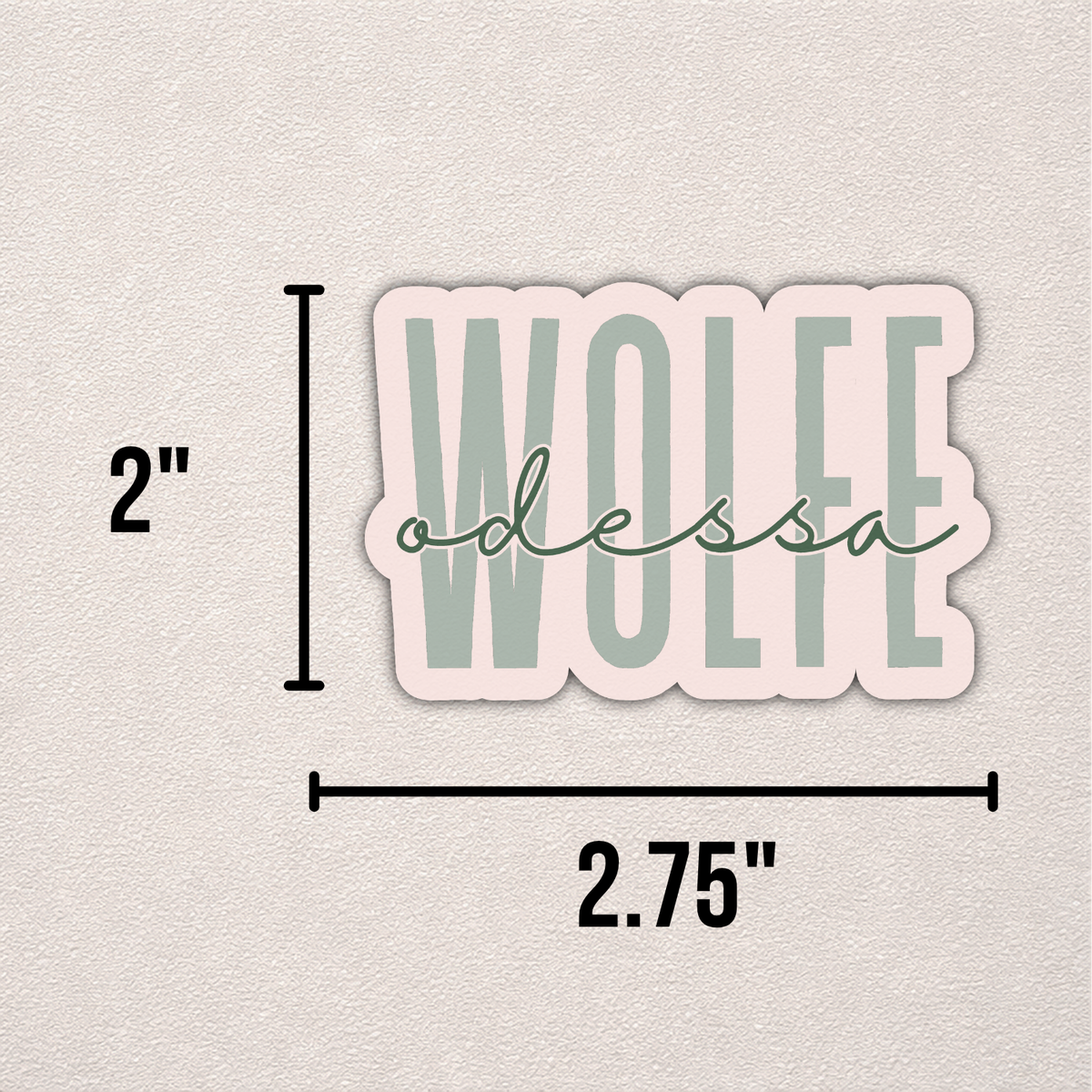 Odessa Wolfe | Shield of Sparrows Sticker