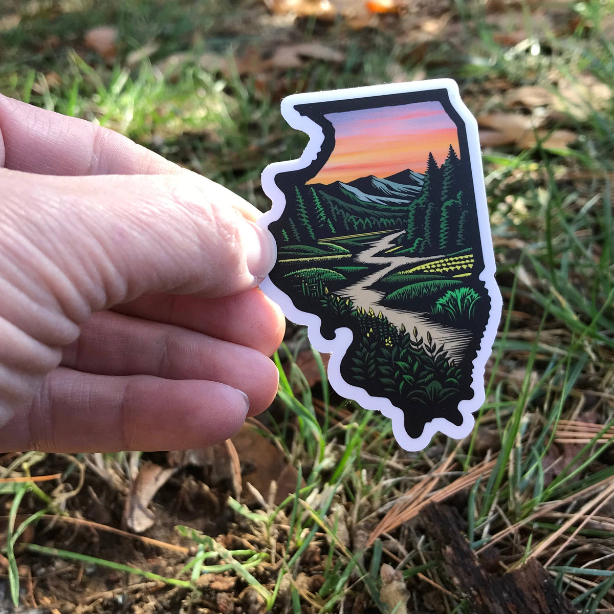 Illinois State Sticker – Fields Of Dreams