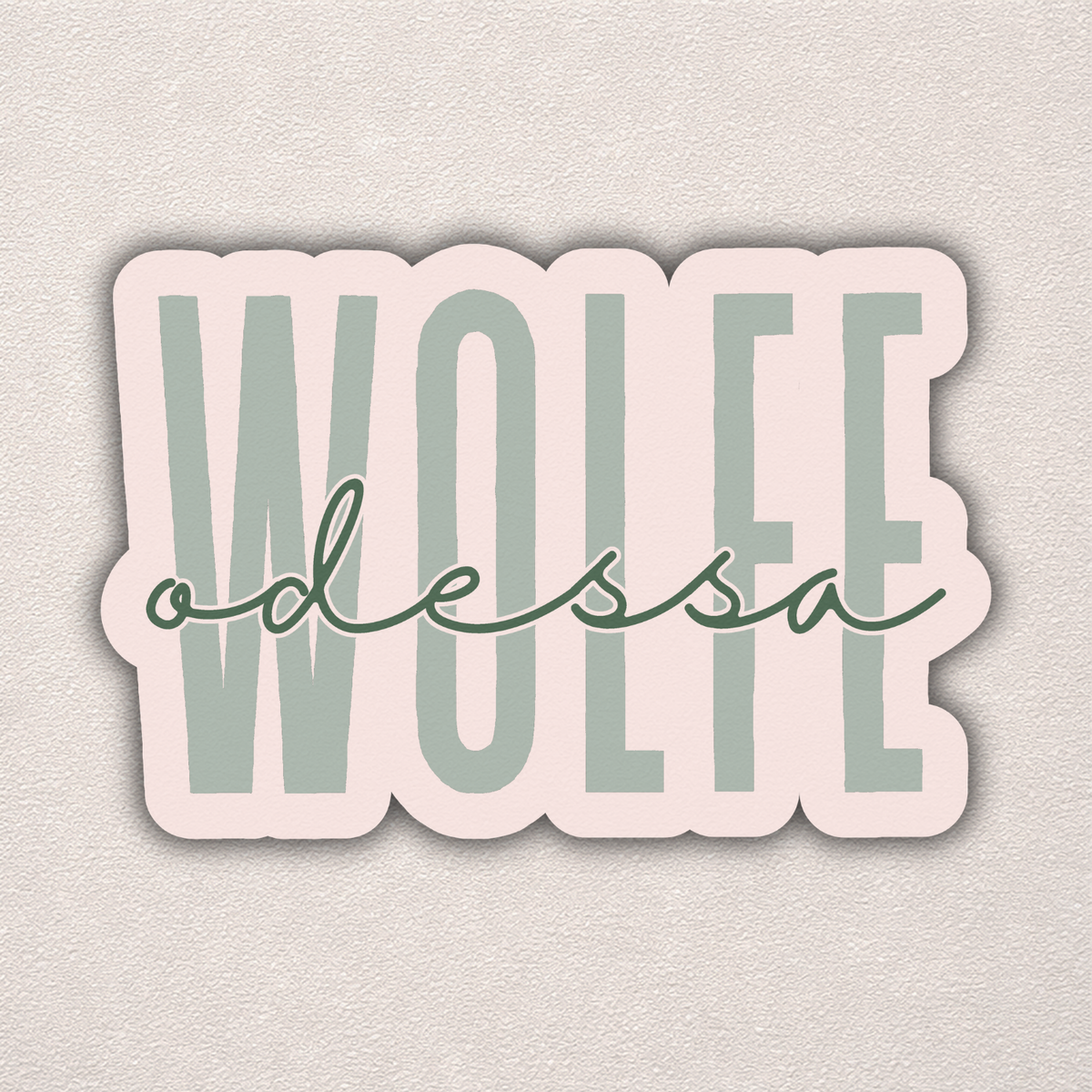 Odessa Wolfe | Shield of Sparrows Sticker