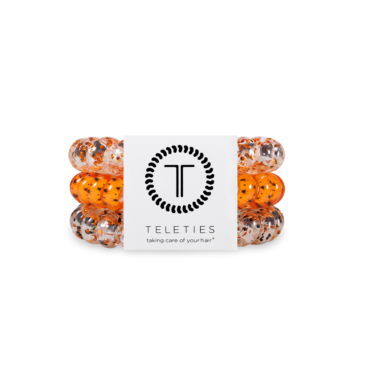 Spiral Hair Coils | Large | Spooky Sparkles Hair Ties