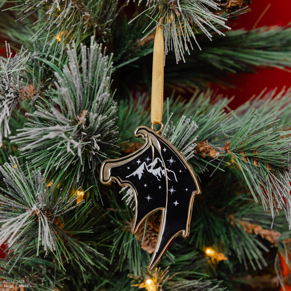 Sarah J. Maas Illyrian Wings Metal Ornament