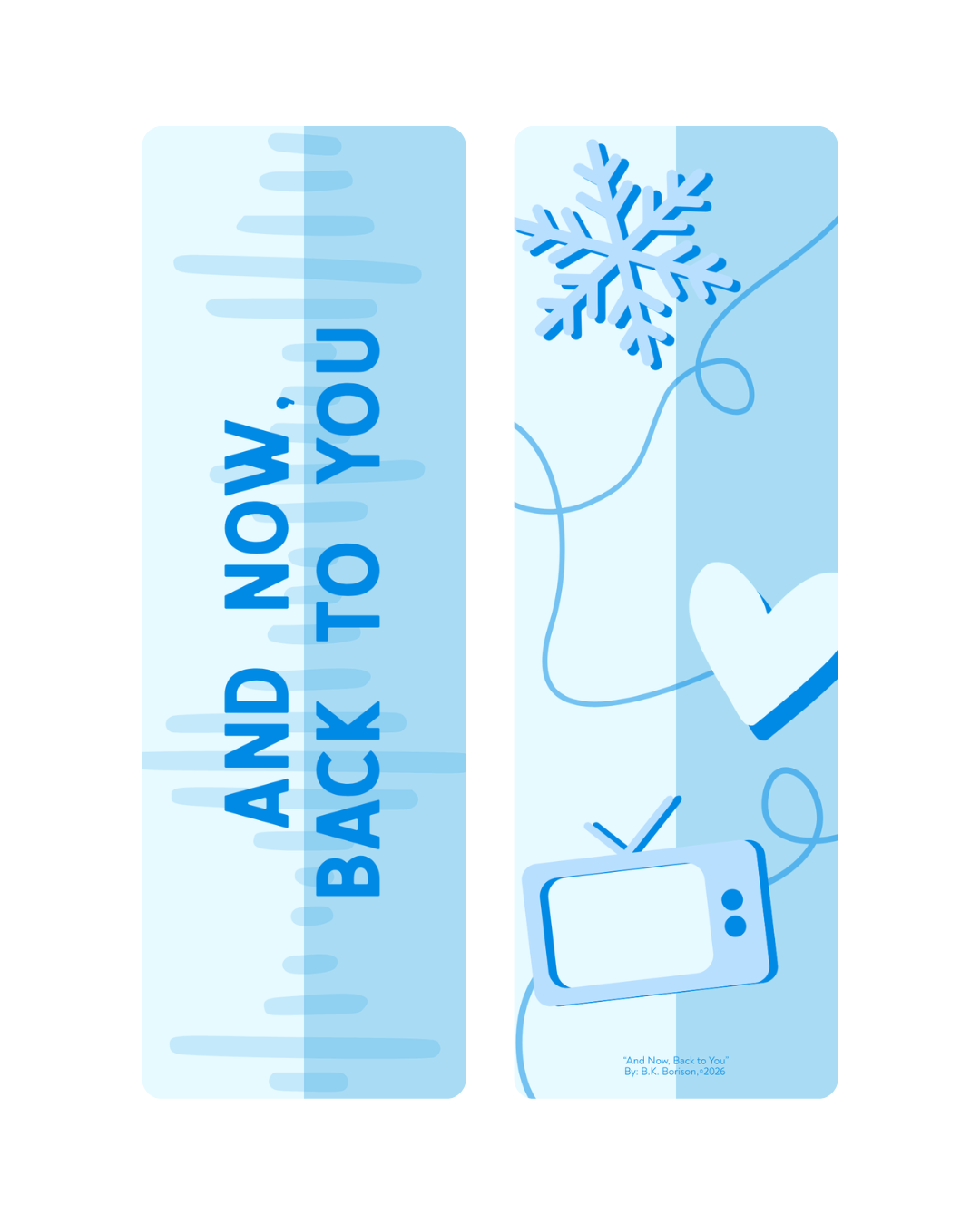 And Now, Back to You Bookmark