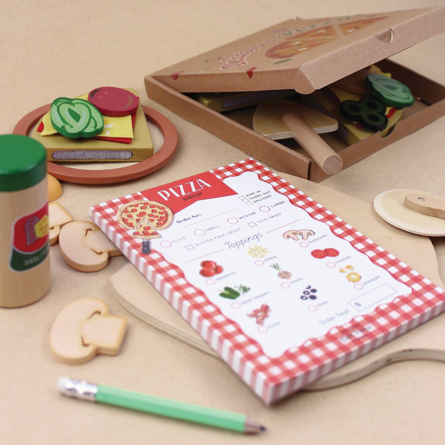 Inklings Tiny Town™ Play Notepad - Pizza Shop