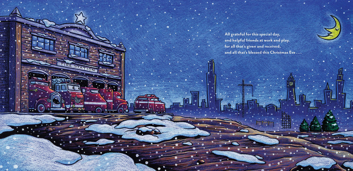 Construction Site on Christmas Night