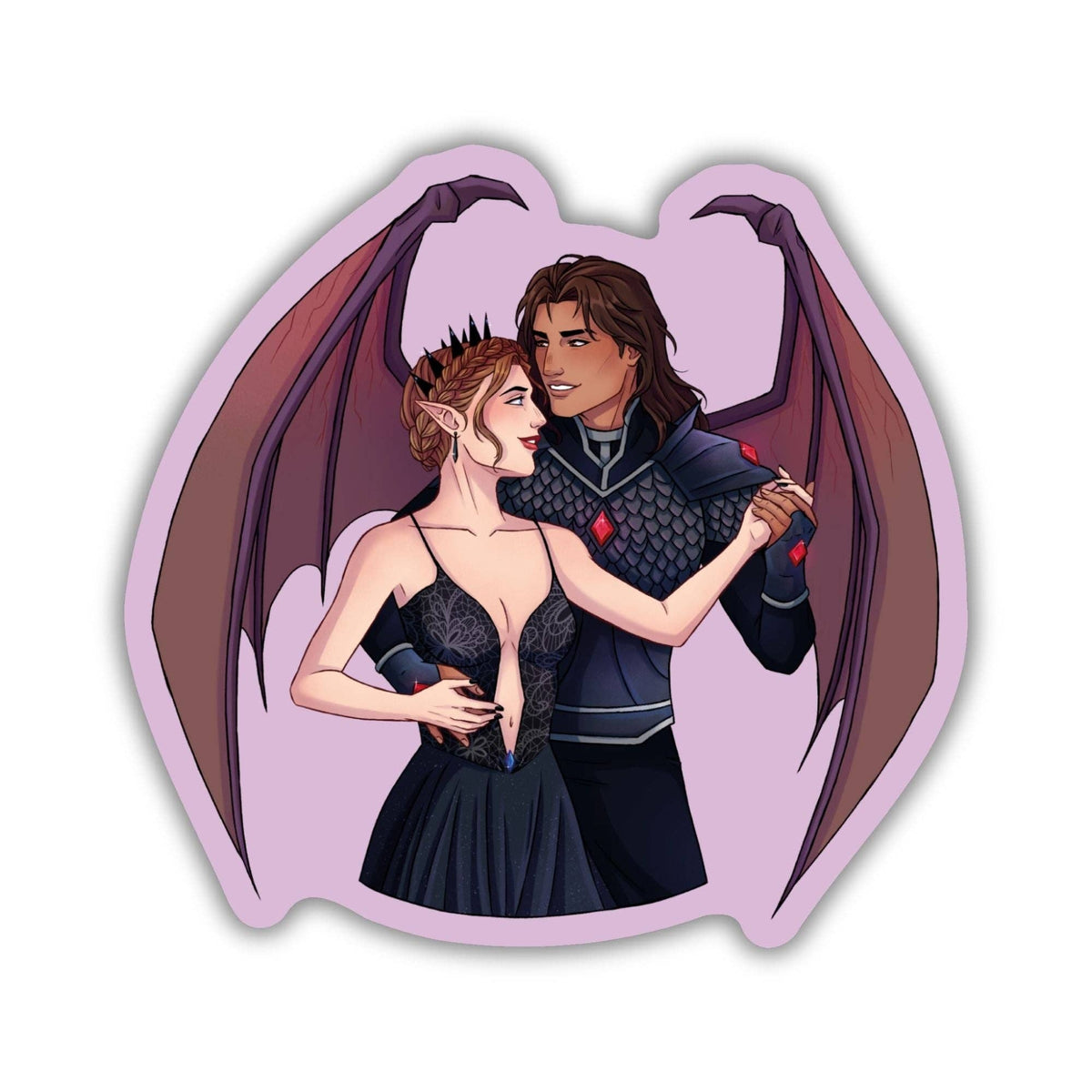 Nesta & Cassian Sticker | ACOTAR