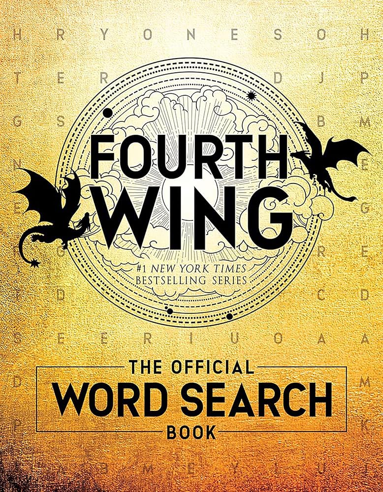 Fourth Wing: The Official Word Search Book cover image