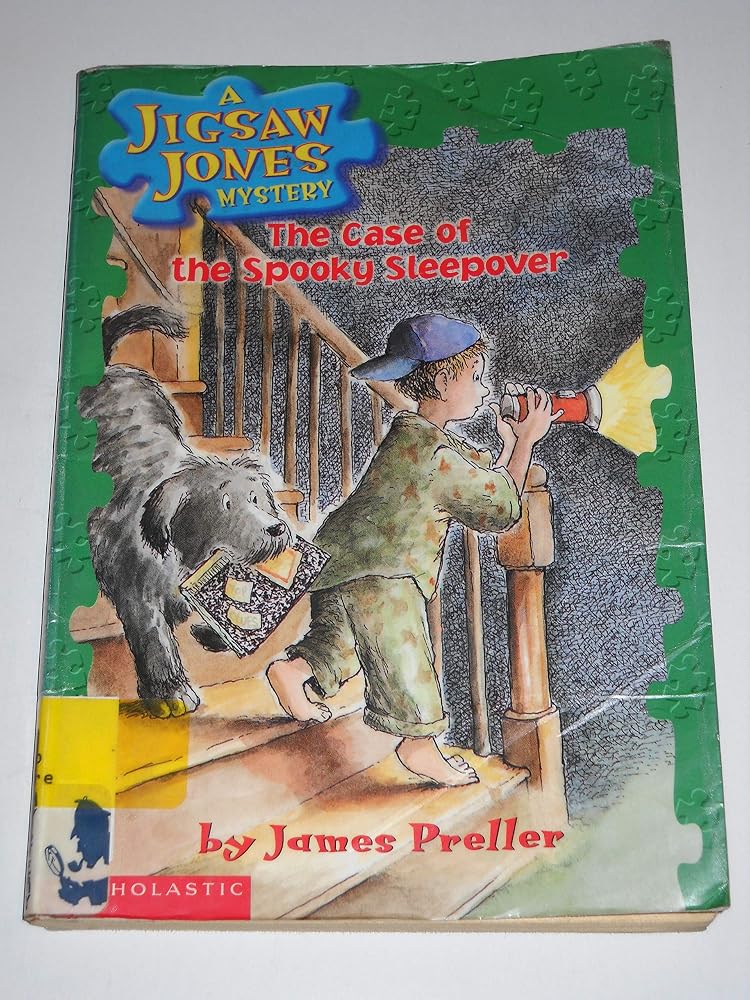 The Case of the Spooky Sleepover (Jigsaw Jones Mystery, No. 4) cover image