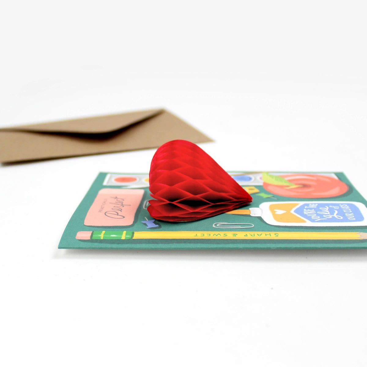 Pop-up Card - Teacher Supplies