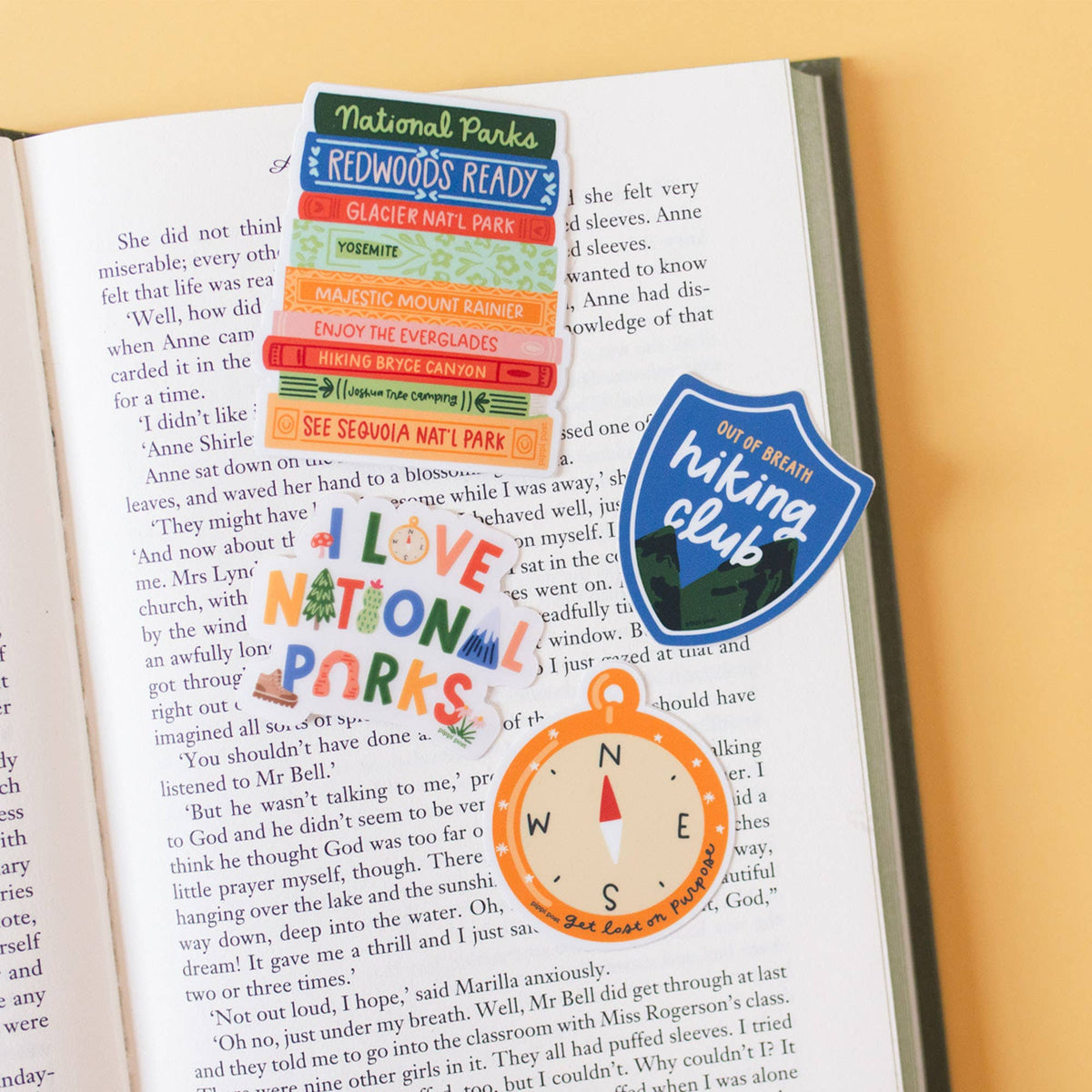 Out of Breath Hiking Club Decal Sticker