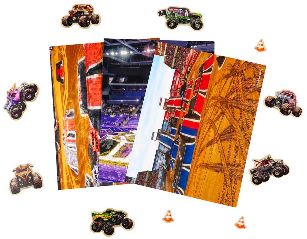 Monster Jam Magnetic Play Set