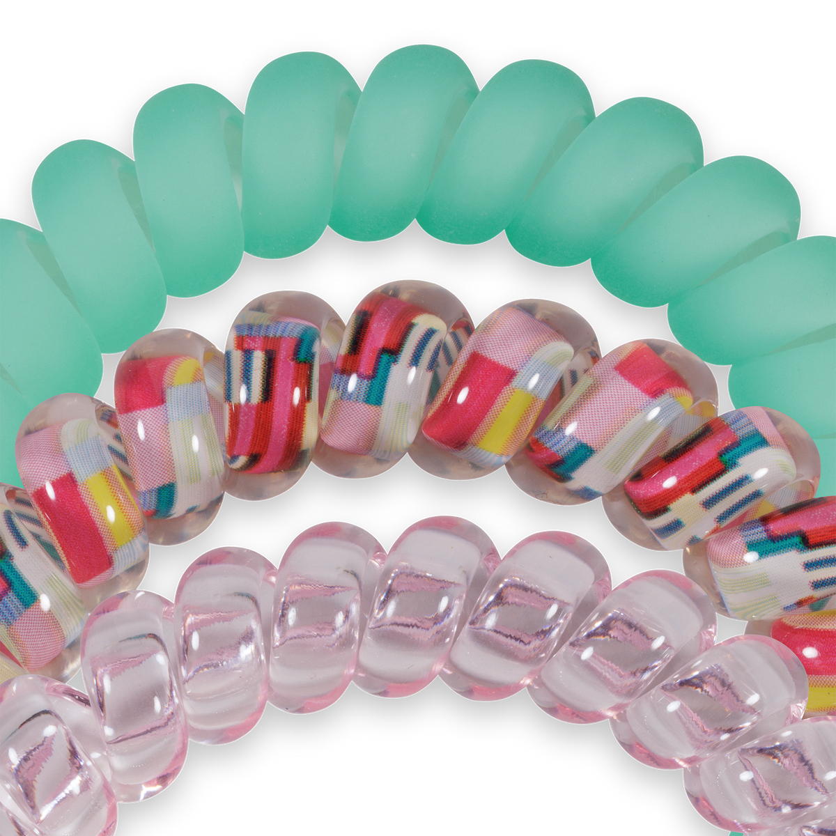 Spiral Hair Coils | Large | Spring Splash