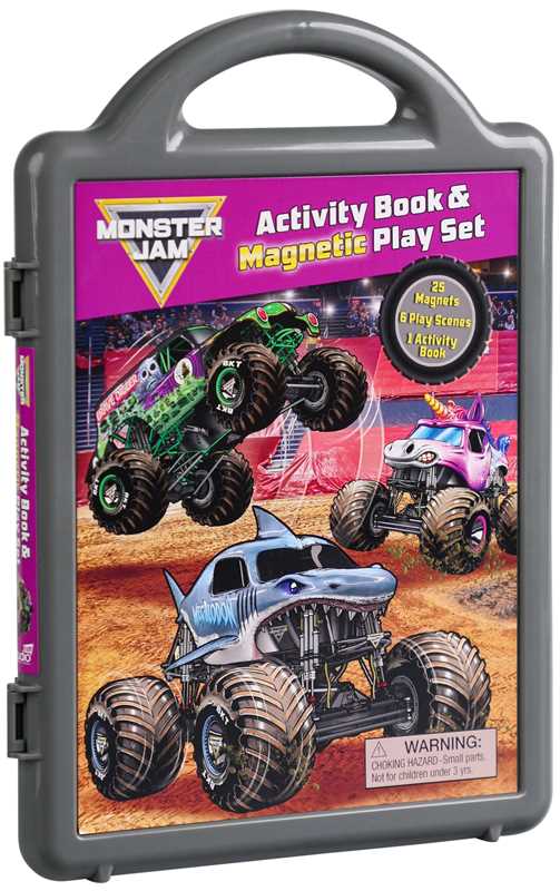 Monster Jam Magnetic Play Set
