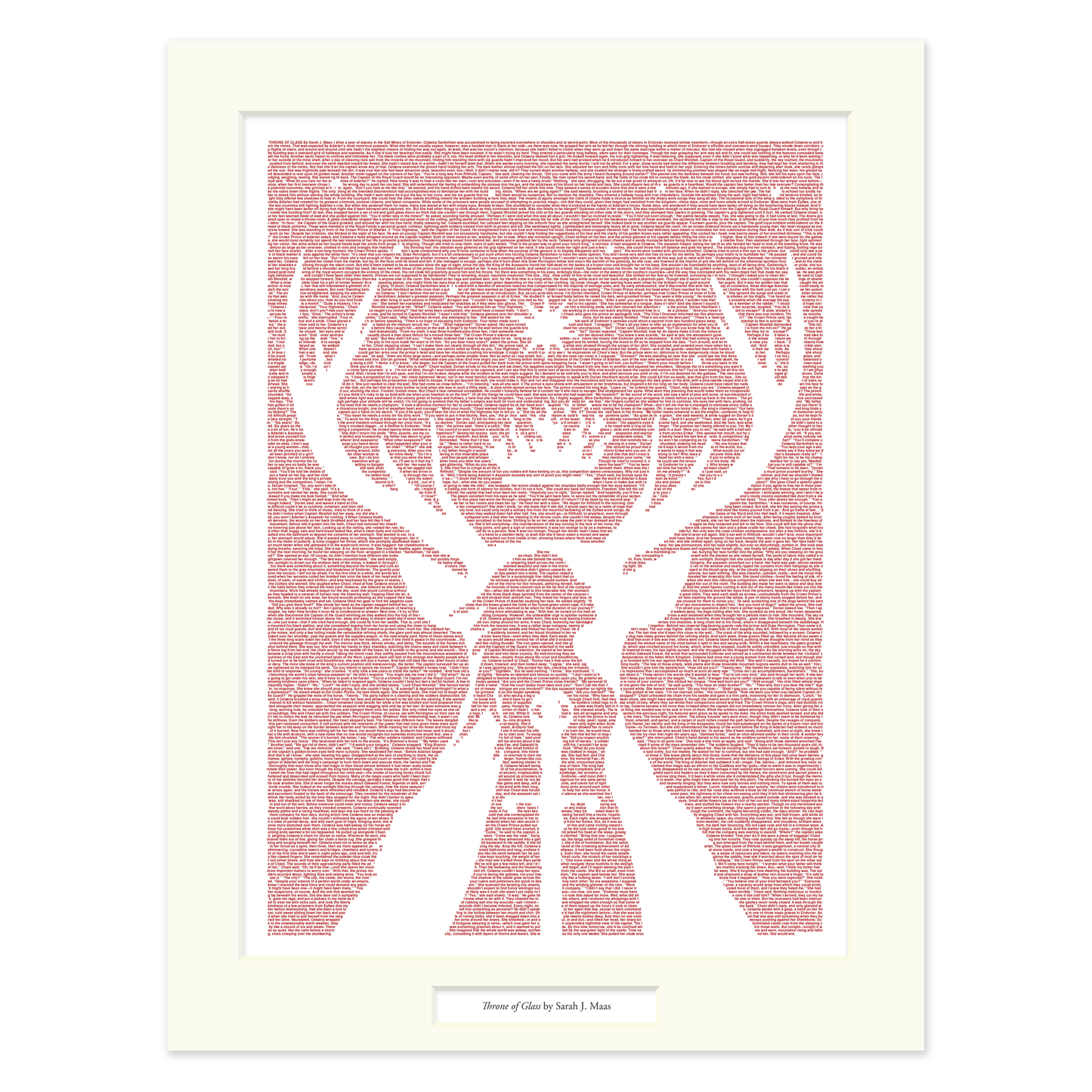 Throne of Glass Matted Print