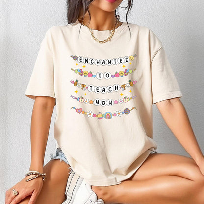 Comfort Colors Enchanted to Teach You Teacher Shirt,Cute Tee