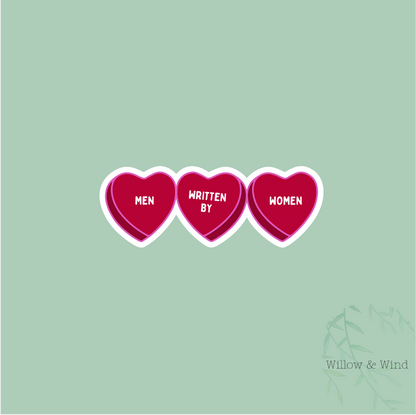 Men Written By Women - Bookish Sticker