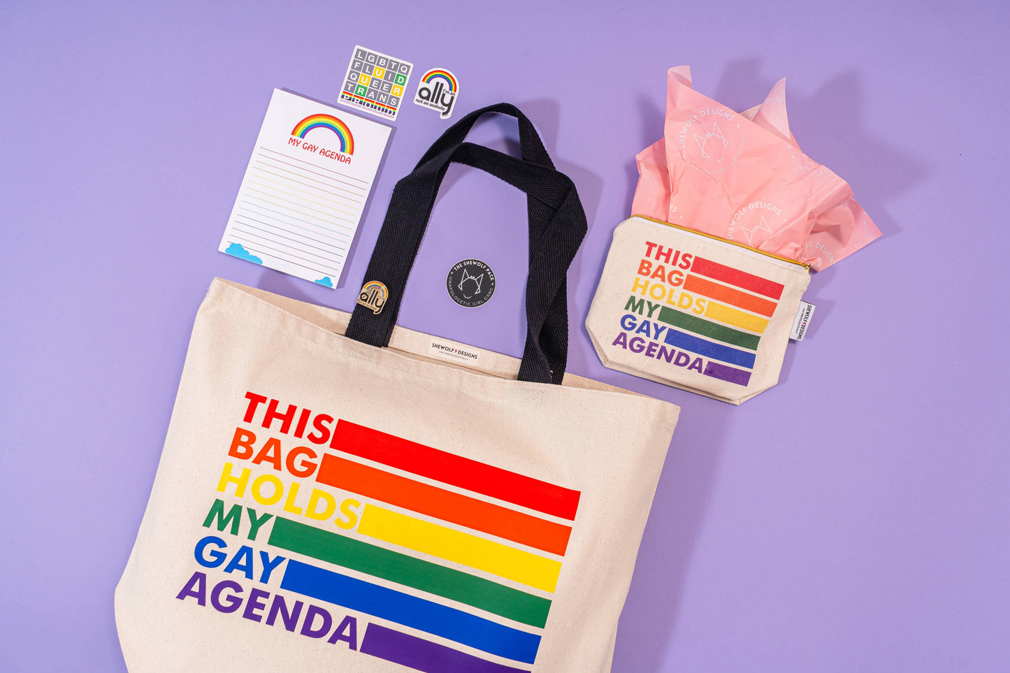Sticker: I'm an Ally – LGBTQIA+ Equality & Pride Decal