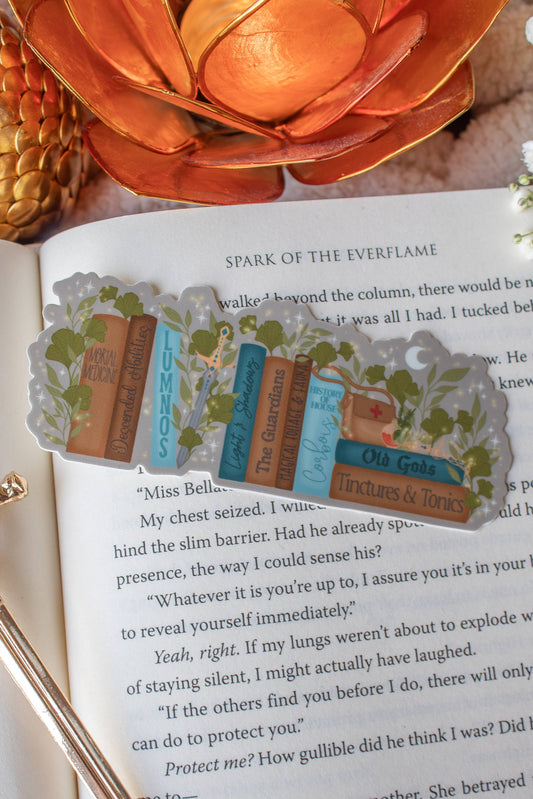 Diem's Bookshelf Bookish Quote Sticker | Everflame