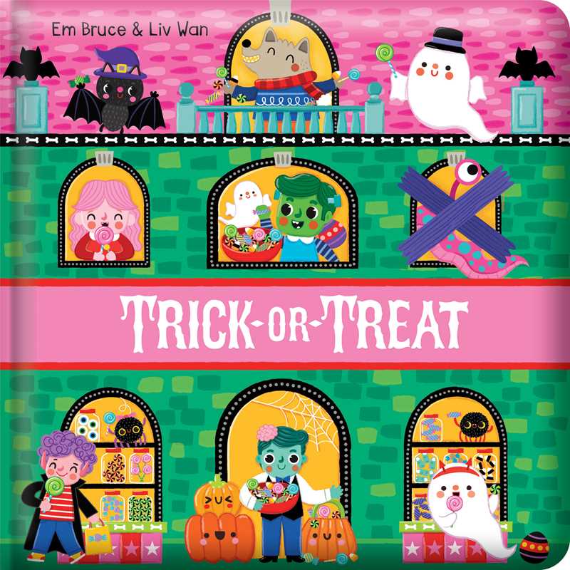 Trick or Treat: Padded Board Book by Em Bruce