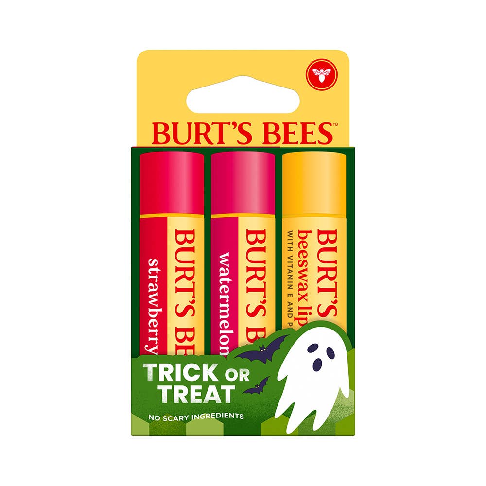 Halloween Assorted Beeswax Lip Balms 3-pack