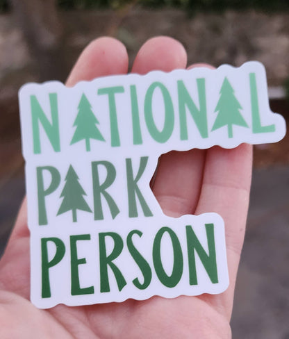 National Park Person 3" Vinyl Sticker