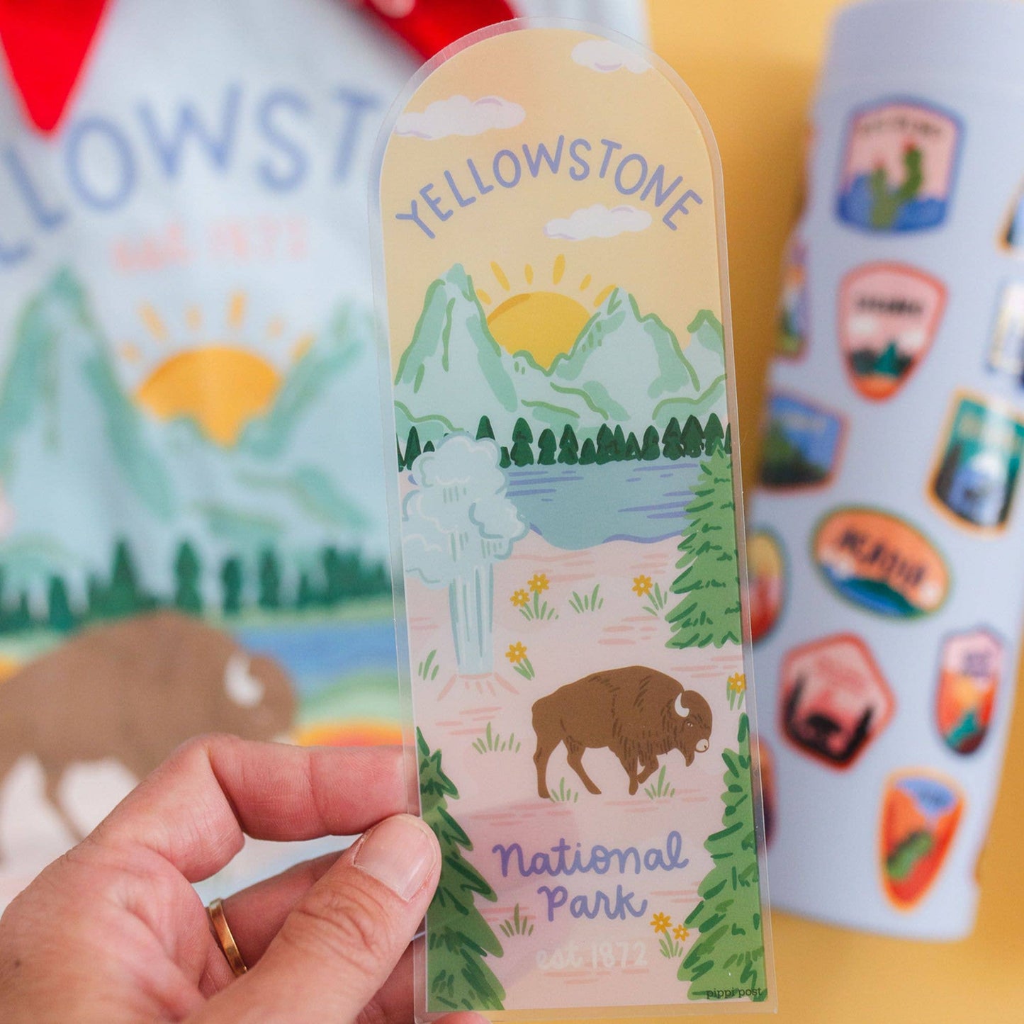 Yellowstone National Park Transparent Bookmark