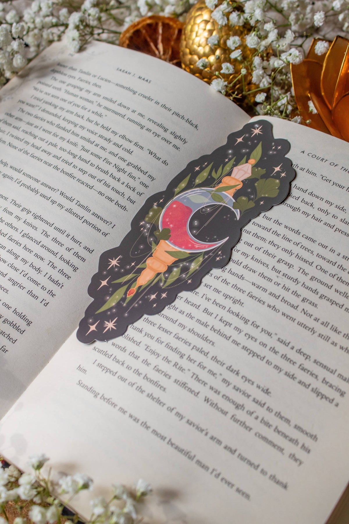 Everflame Flameroot Elixir Die-Cut Bookmark