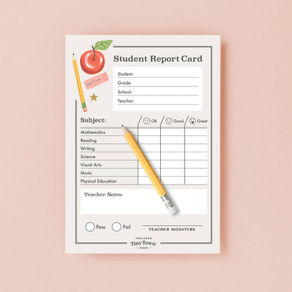 Inklings Tiny Town™ Play Notepad - Report Card