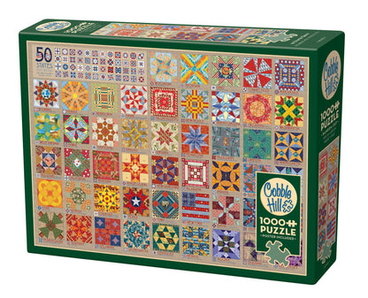 50 States Quilt Blocks 1000-Piece Puzzle