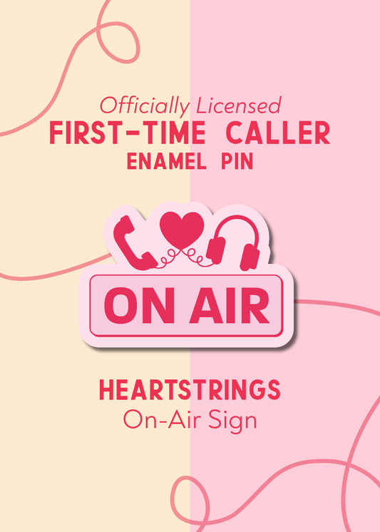 First-Time Caller On-Air Enamel Pin