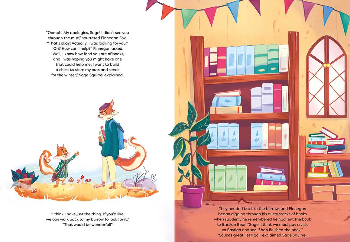 Finnegan Fox and the Forest Library