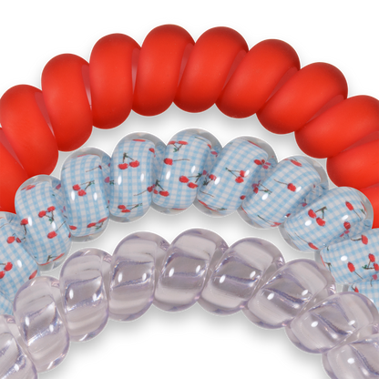 Basket of Cherries Large Hair Ties