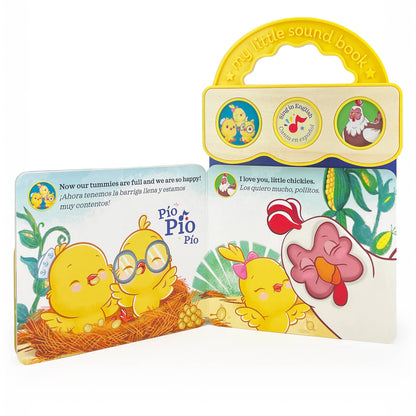 Canticos Little Chickies Los Pollitos (Bilingual) Sound Book
