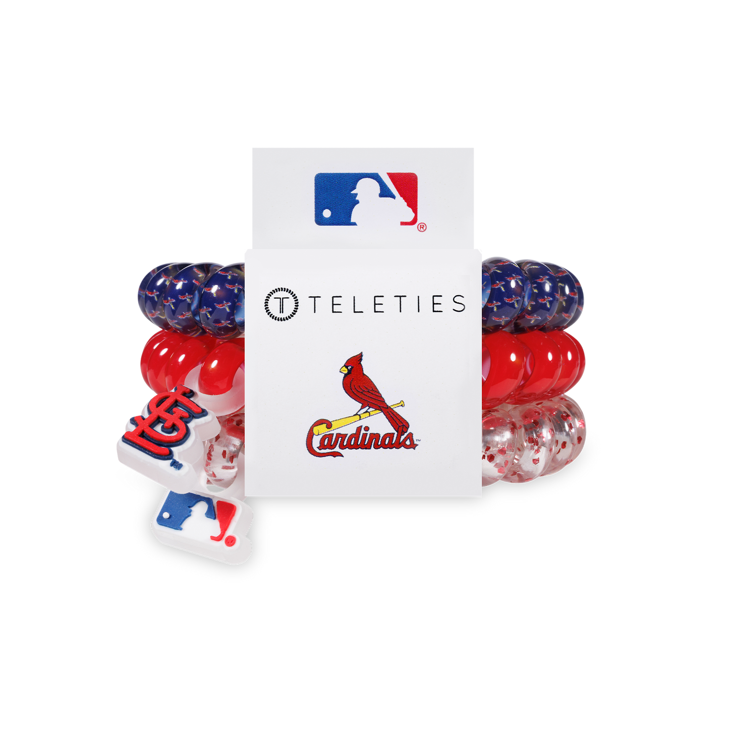 Spiral Hair Coils | Large | St. Louis Cardinals Hair Ties