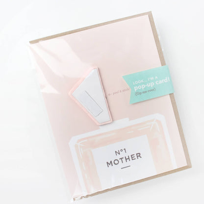 Pop-up Card - No. 1 Mother - Mother's Day/Birthday