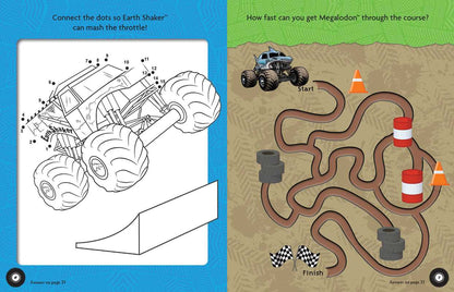 Monster Jam Magnetic Play Set