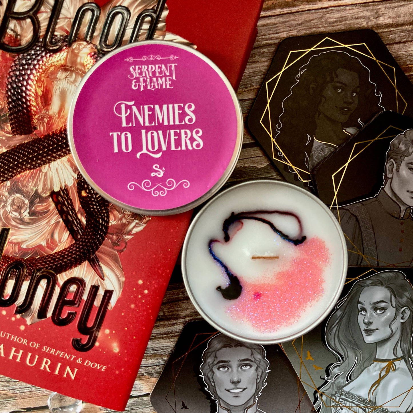 Enemies to Lovers Candle, Chocolate Amber