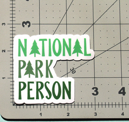 National Park Person 3" Vinyl Sticker