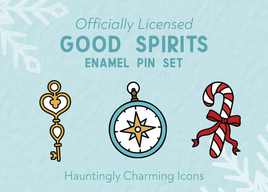 Good Spirits Hauntingly Charming Enamel Pin Set