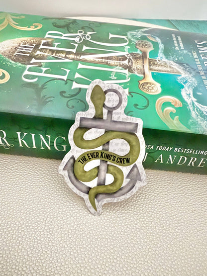 The Ever King's Crew sticker - Pirate Romantasy Bookish Gift