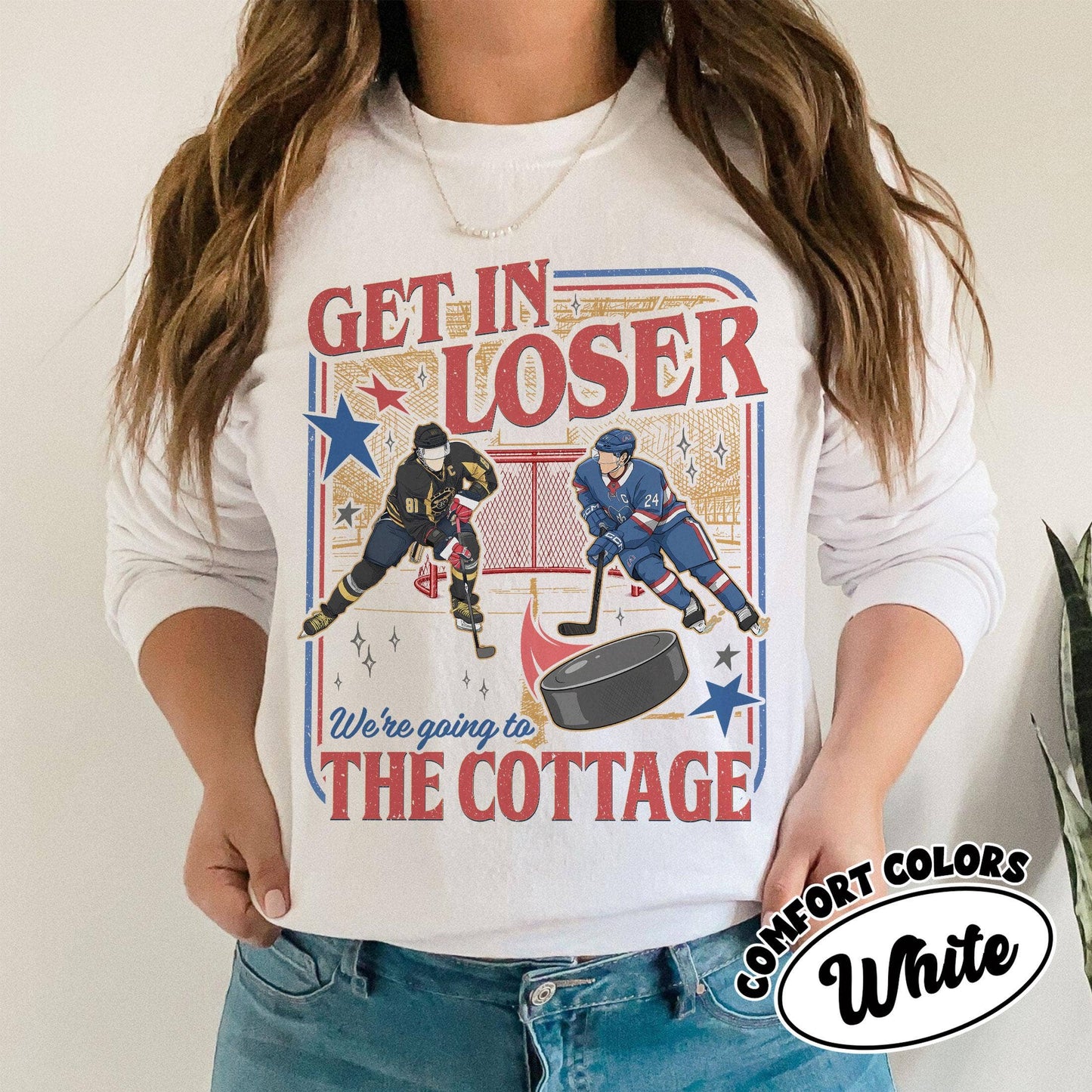 Get In Loser Comfort Colors Shirt, Pride Flag T-shirt