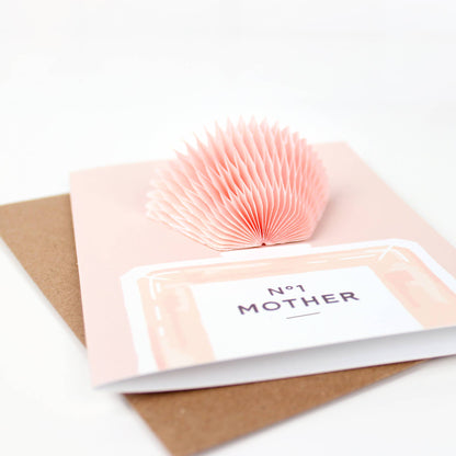 Pop-up Card - No. 1 Mother - Mother's Day/Birthday