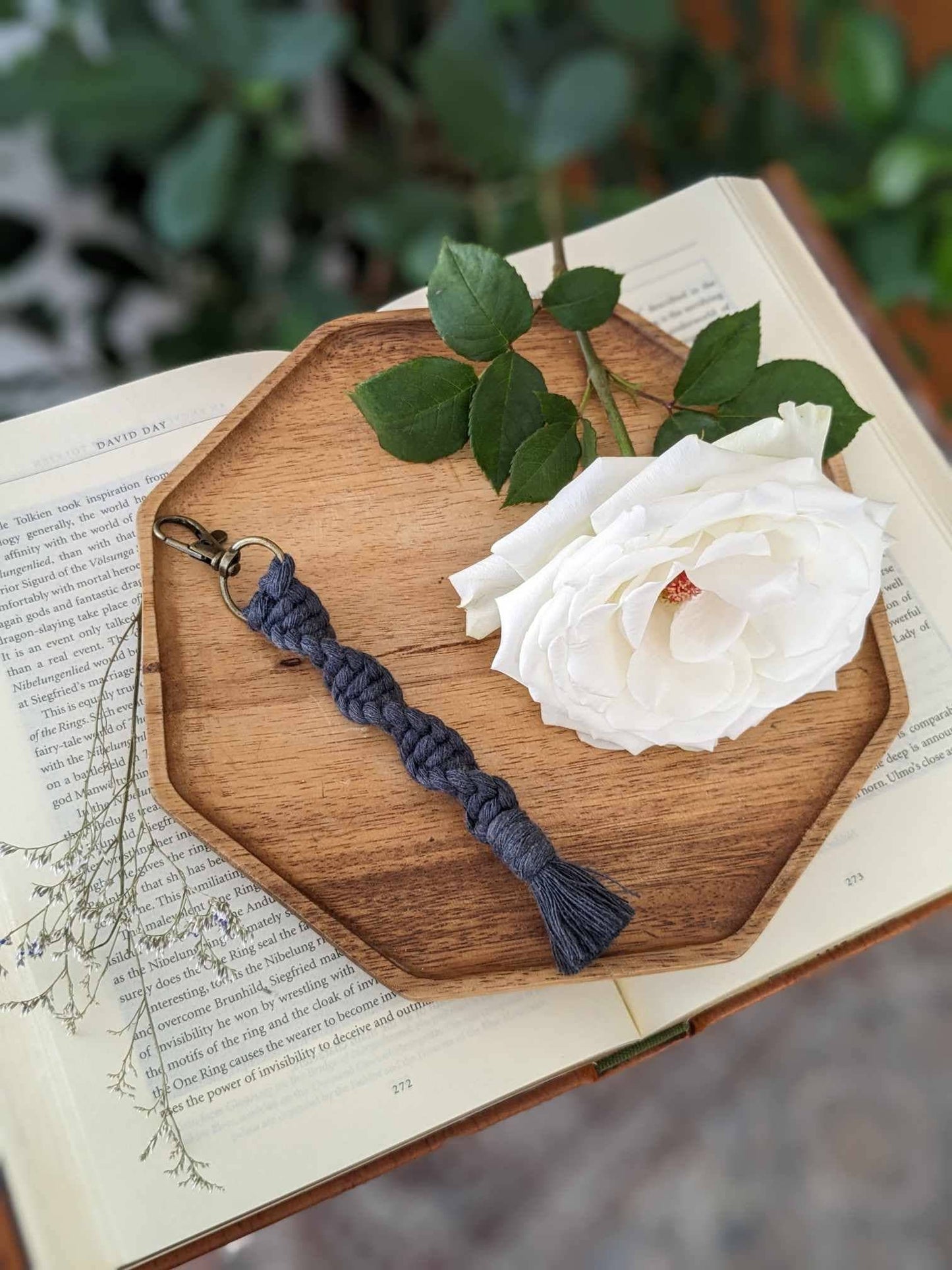 Macrame Tassel Keychain