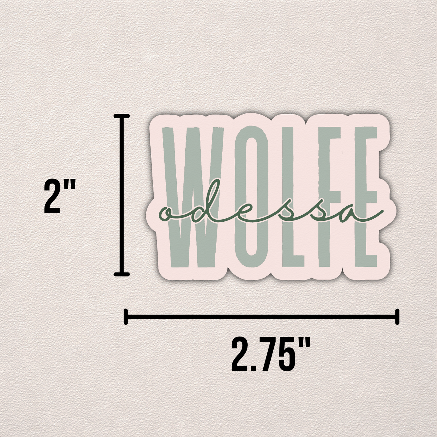 Odessa Wolfe | Shield of Sparrows Sticker