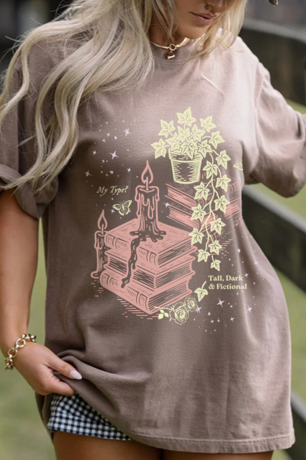 Tall Dark and Fictional Tee