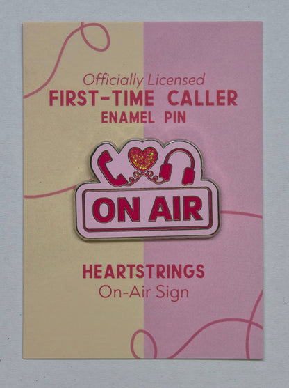 First-Time Caller On-Air Enamel Pin